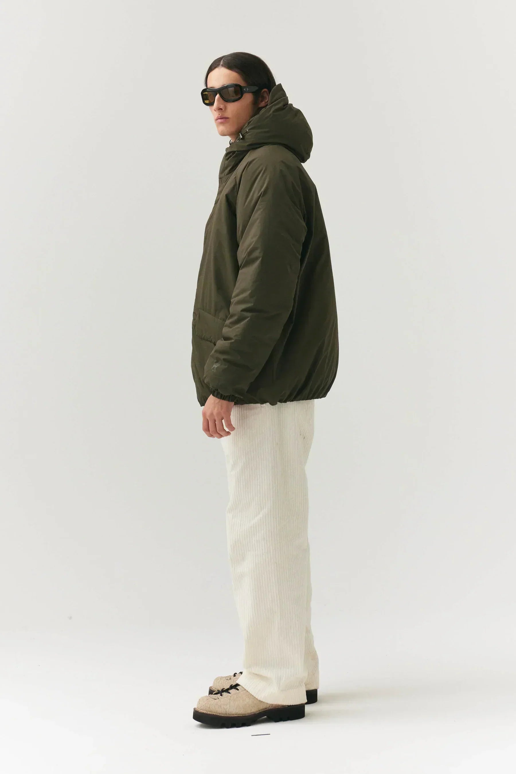 Prestige Market K-SEA New Army Jacket featuring a rugged military style with detailed stitching and durable fabric.